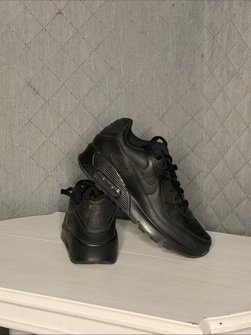 #168 Nike Air Max All-Black Sneakers